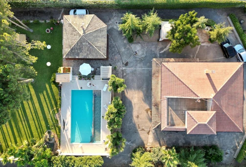 Canicattì Villa Laoconte Piscina, Jacuzzi E Biliardo מראה חיצוני תמונה
