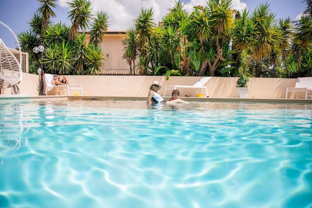 Canicattì Villa Laoconte Piscina, Jacuzzi E Biliardo מראה חיצוני תמונה